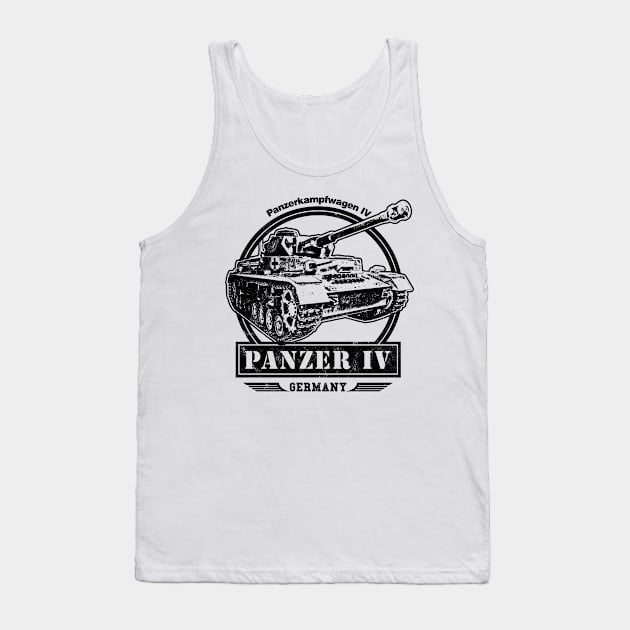 Panzer 4 - German WW2 Tank Tank Top by rycotokyo81